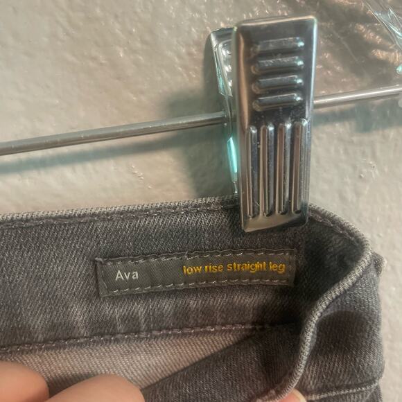 Citizens of Humanity Grey Ava Low Rise Straight Leg Jeans Size 27we - Picture 9 of 9